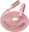 FITMYFAVO Jump Rope, Cotton Adjustable Skipping Weighted Jumprope for Women, Adult and Children Athletic Fitness