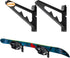 Poskad Snowboard Wall Mount Display Rack, Adjustable Space Saving Design for Home and Garage Storage