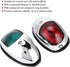 Boat,12V 20m Tbest Marine Navigation Lights,Led Red And Green Lights For LED Marine Navigation Light Green Starboards