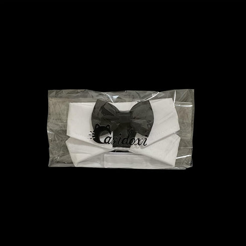 Dog Cat Tuxedo Collar with Bowtie, Cat Wedding Bowtie Costume for Birthday Easter Valentines Dog Cat Puppy