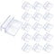 16 PCS 10mm Acrylic Aquarium Cover Clip, Clear Fish Tank Glass Support Holder for Rimless Aquariums