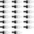 Leinuosen 20 Pack Plastic One Way Non-Return Check Valves for Aquarium Air Pump Accessories, Black
