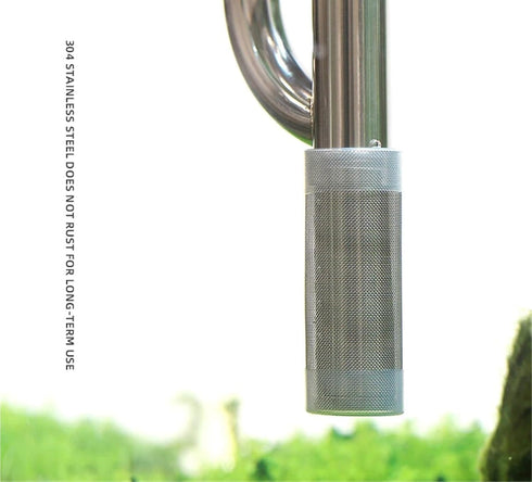 baoauh 3pcs Fishbowl(25mm) Aquarium Stainless Steel Mesh Filter Guard Aquarium Filter Stainless Steel Inlet Protective