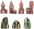 Opexicos 7Pcs Micro Landscape Accessories, Resin Rockery and House Crafts, Aquarium Supplies