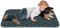 furrybaby Dog Bed Mat, Flat Crate Mat with Anti-Slip Bottom, Machine Washable Pet Kennel Pad, XL 48x30'', Grey