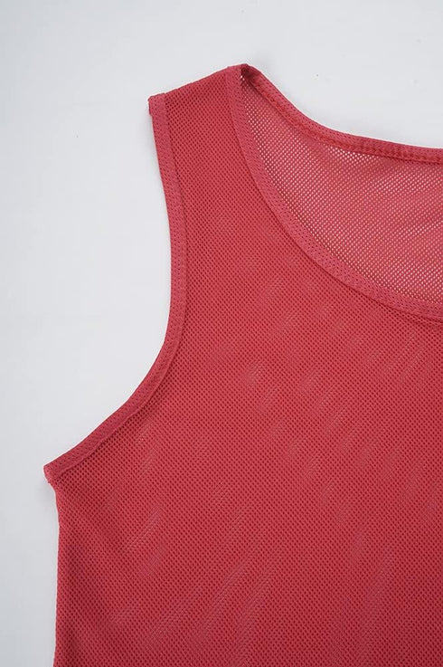 12 Pack Numbered Pinnies for Soccer and Basketball Training