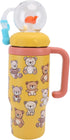 Luocute 710ml Stainless Steel Whale Fountain Cup, Kids Sippy Cup Water Bottle with