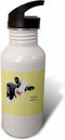 3dRose Legen Dairy Pun Cartoon Style Legendary Cow - Water Bottles (wb-385212-2)