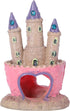 Heart Castle Statue, Aquarium Castle Fish Hidden Cave Ornament for Reptile Decor and Accessories