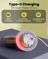 Xeuch Interactive Dog Toys, Automatic Moving and Rolling LED Light Up Dogs Ball with Rope, Motion-Activated Wicked Ball