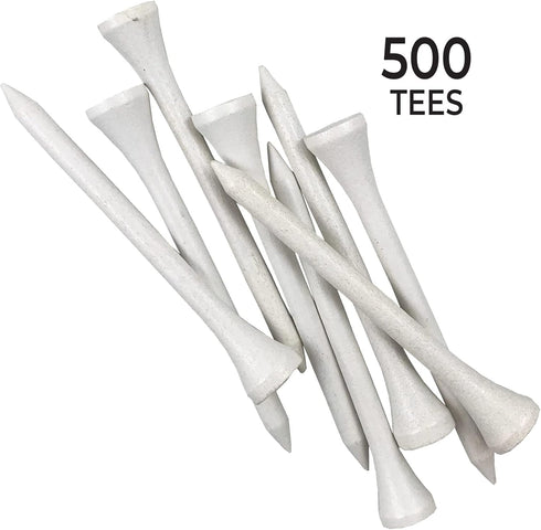 Pride Golf Tee, Deluxe 2-3/4 inch Tee, 500 Count