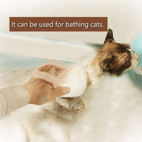 Cat Pet Self Grooming Comb Brush, Multi Functional Corner Massage Glove Tool for Kitten Puppy Relaxing with Catnip
