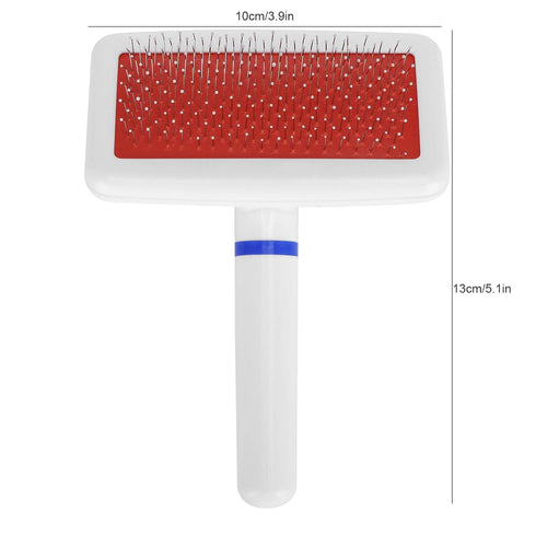 Cleaning Slicker Brush, Comfortable Pet Grooming Tool for Small and Medium Pets, Smooth Plastic + Stainless Design