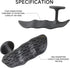 Anti-Slip Workout Grips - Widened and Thickened Rubber Hand Protector Ryptfit Grips for Weightlifting, Pull-ups, Gym