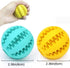 Sunglow 2 Pack Dog Toy Ball, Nontoxic Bite Resistant Teething Toys for Dogs and Puppies