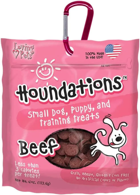 Houndations Beef Training Treats Dog Treat, 4 Oz/One Size, Multi - Loving Pets