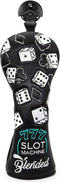 Golf Club Covers, Leather Lucky 777 Blade Putter Headcover, Driver Covers, Fairway Wood, Hybrid Head Cover, 3 Wood