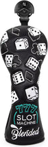 Golf Club Covers, Leather Lucky 777 Blade Putter Headcover, Driver Covers, Fairway Wood, Hybrid Head Cover, 3 Wood