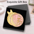 I Know I Play Like A Girl Pink Gold Golf Ball Marker with Hat Clip, Funny Golf Accessories for Women, Gifts for Golfers