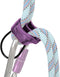 Professional 25KN Rappel ATC Belay Device, Aluminum V-grooved Rock Climbing Safety Equipment