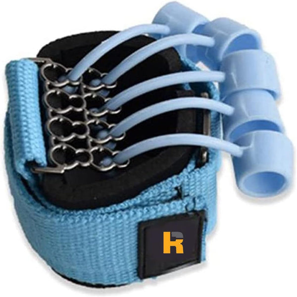 Hand Finger Strengthener by Rapid Fingers - 40lb Resistance Band Finger Strengthener for Climbing, Gaming