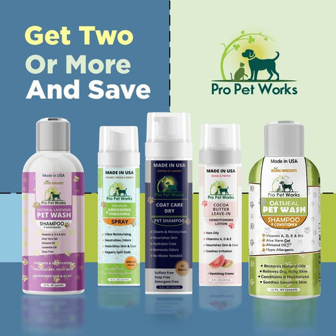 5 in 1 Cocoa Butter Leave-in Conditioner Lotion for Dogs & Cats, Pet Hot Spot Cream for Allergies, Skin Relief