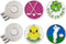 Value Sets Golf Ball Markers with Hat Clips for Men Women, Removable Attaches Easily, Premium Gifts