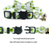 Cat Collar Breakaway with Bell and Accessories, Adjustable Printing Kitten Bowtie Collar for Kitty, 19 Colors
