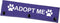 Rescue Dog Leash Sleeve Wrap, Adopt Me Pet Adoption Patch