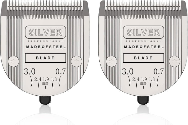 5 in 1 Replacement Blades for WAHL Bravura, Chromado, Creativa, Figura Dog Clippers - Compatible (2 Packs)