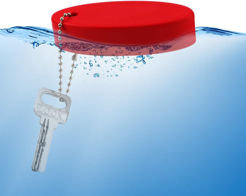 Floating Keychain for Boat Keys, 3.19x1.42x0.79in Oval Boat Key Chain for Outdoors Water Sports Fishing Surfing Sailing