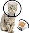Adjustable Plastic Pet Recovery Collars & Cones for Dogs and Cats After Surgery, Elizabeth E-Collar to Prevent Biting