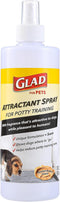 Glad for Pets Attractant Spray for Potty Training Dogs & Puppies, Peanut Butter Scent, 16oz Indoor or Outdoor Training