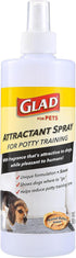 Glad for Pets Attractant Spray for Potty Training Dogs & Puppies, Peanut Butter Scent, 16oz Indoor or Outdoor Training