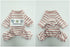 Dogs PJS Clothes for Small Dogs - Girl Puppy Pajamas Long Sleeved Onsie Warm Coats Jumpers Outfits