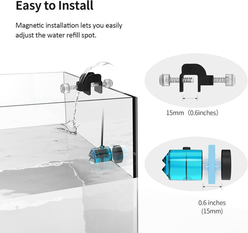 FZONE Auto Top Off with Solenoid for RO/DI System, Nano ATO for Saltwater and Freshwater Aquarium