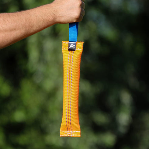 K9 Dog Bite Tug Toy with Strong Handle, Durable Fire Hose, Perfect for Tug of War, Fetch & Puppy Training, 12 Inches