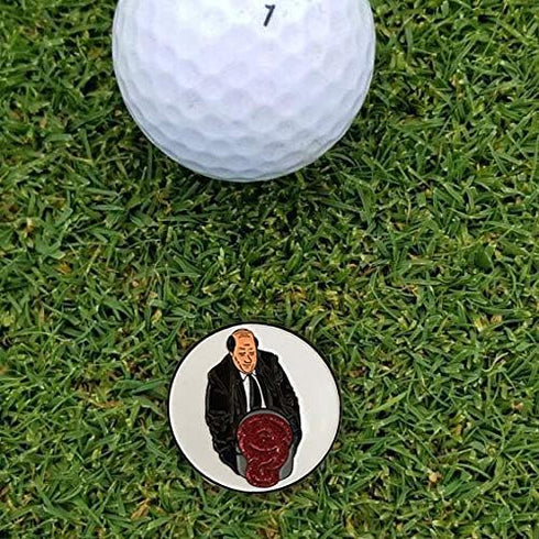 Scranton Golf Hat Clip with Enamel Magnetic Ball Marker by Balanced Co.