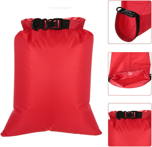 LIXADA Waterproof Dry Bags, 3/5/6 Pack Ultimate Dry Sack - 3L+5L+8L Lightweight, Roll Top Outdoor Dry Sacks for Kayaking Camping Hiking Traveling Boating Water Sports