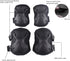 Tactical Combat Knee & Elbow Protective Pads Set for Outdoor CS Paintball Game, Cycling Safety Skateboarding Gear