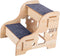 Jinhxofs Dog Stairs, Pet Steps, Wooden Stairs, Small Animal Handrail, Non-Slip Mat, Suitable