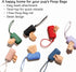 1 Wild One Dog Poop Bag Holder and Dispenser with Leash Attachment, Leak Proof, Easy Twist Top for Refills, Includes