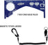 Fishernomics Crab Gauge - Blue & Silver Crab Ruler, Measuring Tool for Dungeness Crab, Rock Crab and Blue Crab