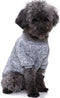 Pet Dog Classic Knitwear Sweater, Warm Winter Puppy Coat, Soft Sweater for Small Dogs (XXS, Grey)