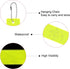 PATIKIL Reflector Tag Pendant, Reflective Safety Keychain Gear for Backpack, Cycling, Running, Wheelchairs