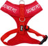 Dexil Limited DO NOT PET Red Color Coded Dog Harness, Non-Pull, Padded, Waterproof Vest, Size M