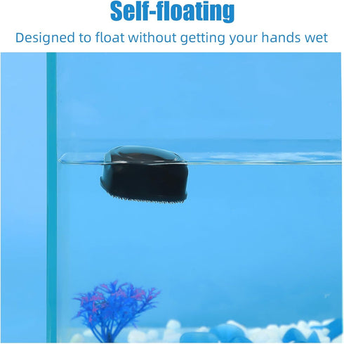 AQUANEAT Magnetic Glass Cleaner, Aquarium Fish Tank Algae Remover (Not for Acrylic and Plastic Tanks)