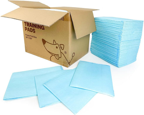 Best Pet Supplies, XL (36" x 28") Disposable Puppy Pads - 100 Pack, Ultra Absorbent, Leak Resistant, Baby Blue