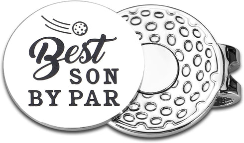 Golf Ball Marker Hat Clip, Son Gifts from Mom Dad, Birthday Gifts for Men Golf Lovers, Christmas Stocking Stuffers