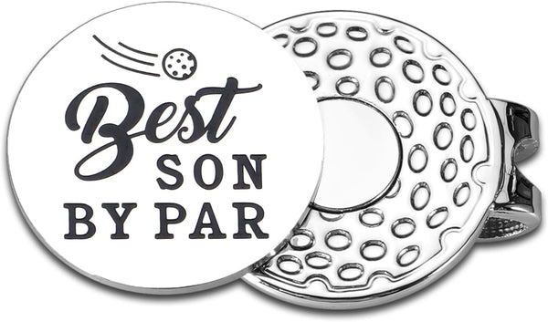 Golf Ball Marker Hat Clip, Son Gifts from Mom Dad, Birthday Gifts for Men Golf Lovers, Christmas Stocking Stuffers